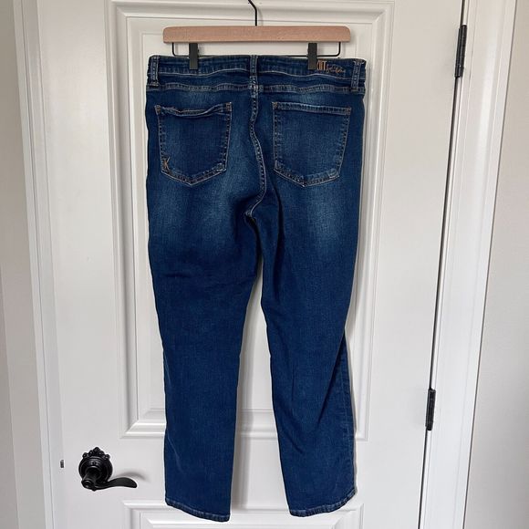 Kut from the Kloth Katy High Rise Ankle Straight Leg Jeans Sz 12 - Picture 3 of 6